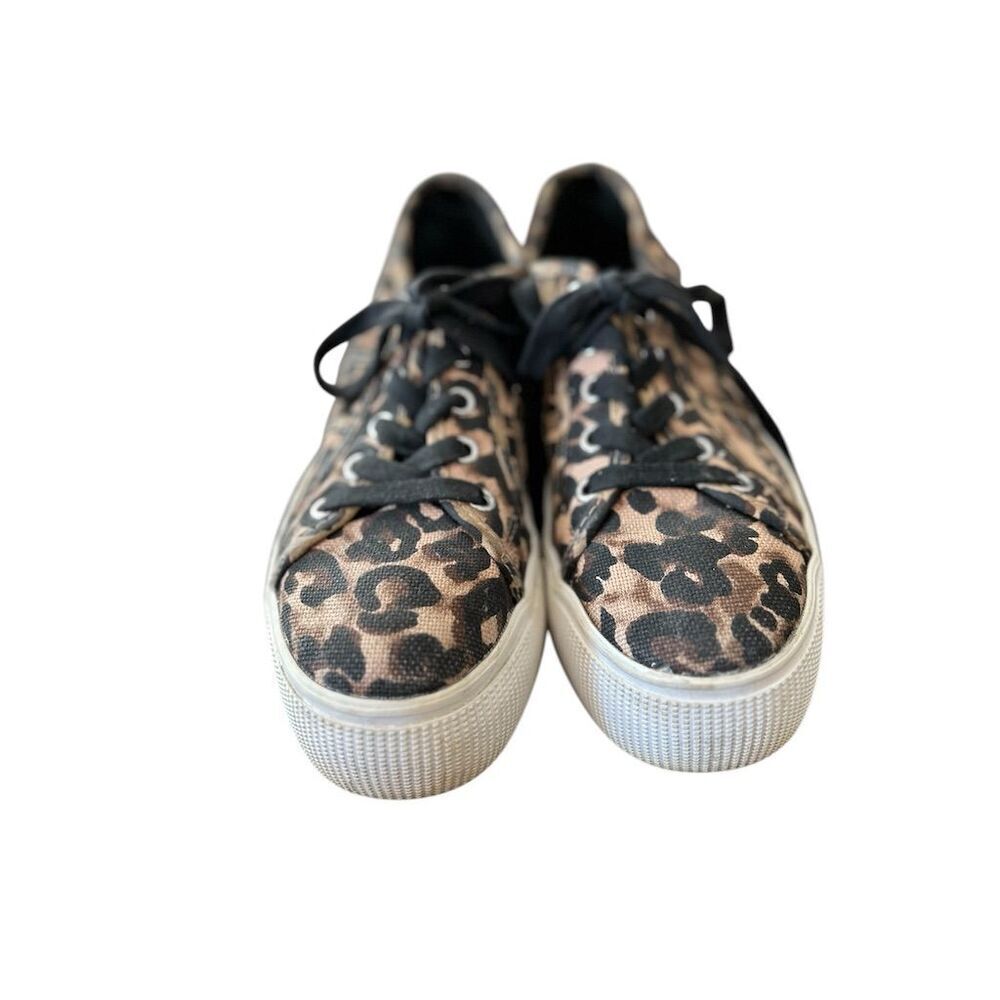 Steve Madden Emmi Women's Leopard Print Platform Sneakers Multicolor size 7 - Picture 5 of 16